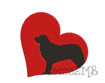 6 Size Bernese Mountain Heart Embroidery  design Machine Embroidery - Digital INSTANT DOWNLOAD