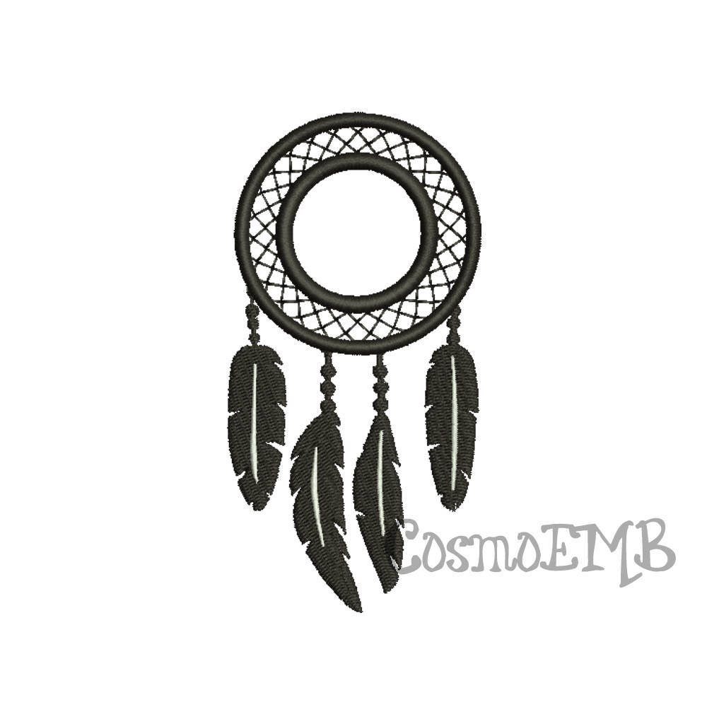 7 Size Dream Catcher Embroidery design Machine Embroidery Etsy
