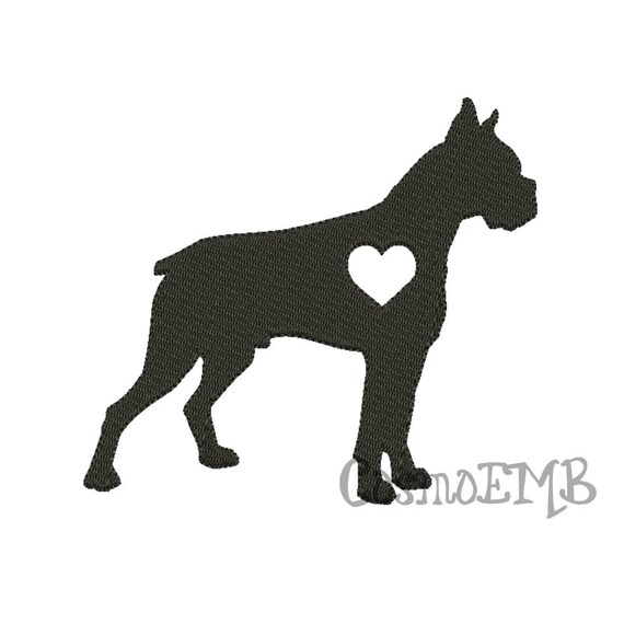 boxer dog silhouette boxer dog silhouette