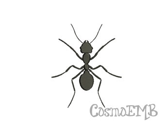 7 Size Ant Silhouette Embroidery design Machine Embroidery - Digital INSTANT DOWNLOAD