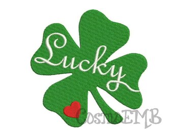 7 Size Lucky leaves Embroidery design Machine Embroidery - Digital INSTANT DOWNLOAD