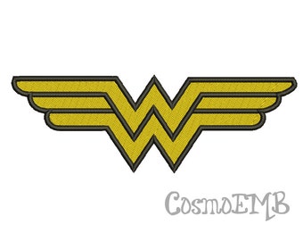 Wonder Woman Embroidery design Machine Embroidery - Digital INSTANT DOWNLOAD
