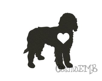 8 Size Goldendoodle Embroidery  design Machine Embroidery - Digital INSTANT DOWNLOAD