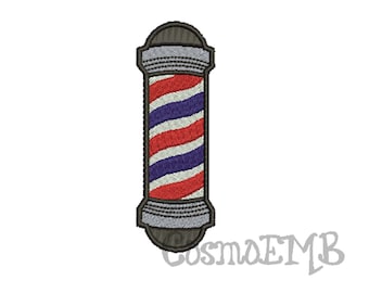4 Size Barber Pole Light Embroidery design Machine Embroidery - Digital INSTANT DOWNLOAD