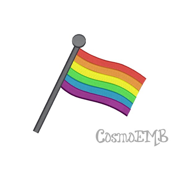 7 Size Rainbow Pride Flag Embroidery Design Machine Embroidery Etsy 7 Size Rainbow Pride Flag Embroidery Design Machine Embroidery Etsy