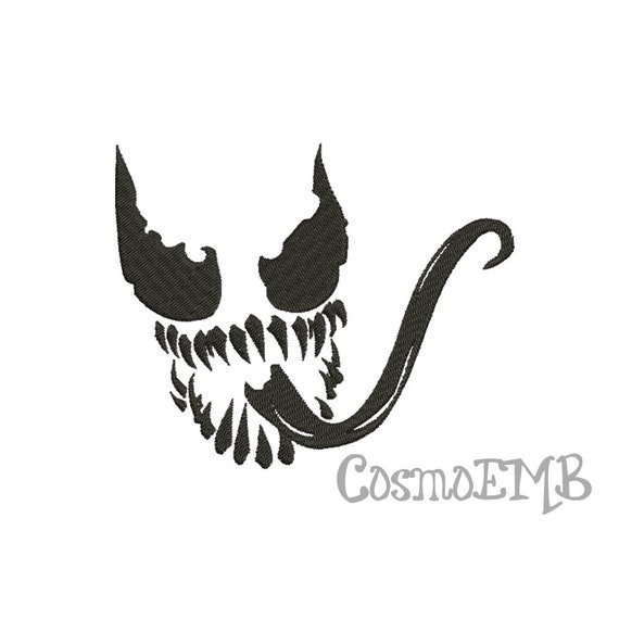 7 Size Venom Embroidery Design Machine Embroidery Digital Etsy