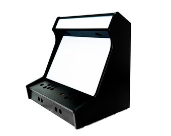 Kit Bartop Next Stage 24″ in MDF wood lacquered and painted in stain black + acrylic galss for your bartop DIY. Holes of 30mm