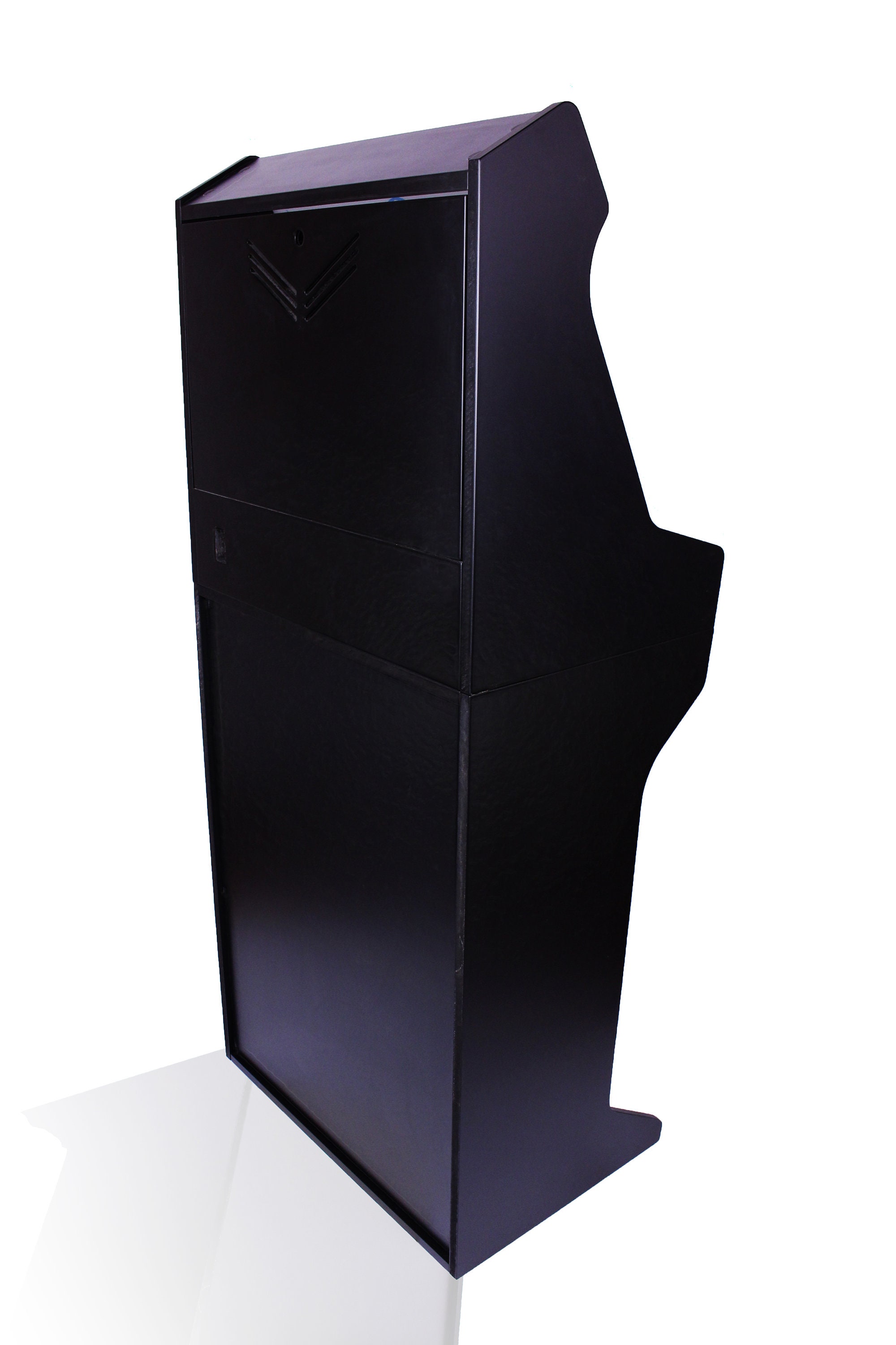 TALENTEC Kit Arcade DIY 24″ – Borne En Bois MDF Noir Laqué + Methacrylate, Trous 28 Mm, Pour 2 Joueurs, écran Jusqu’à 24″