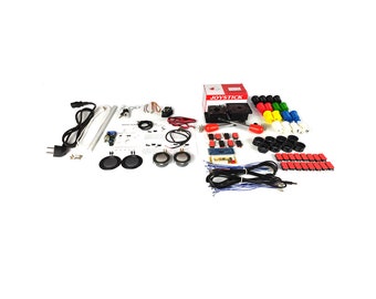 DIY-Komponenten-Kit für Ihre Spielhalle mit 28-mm-amerikanischen Knöpfen. Inklusive Soundkit and Zubehör