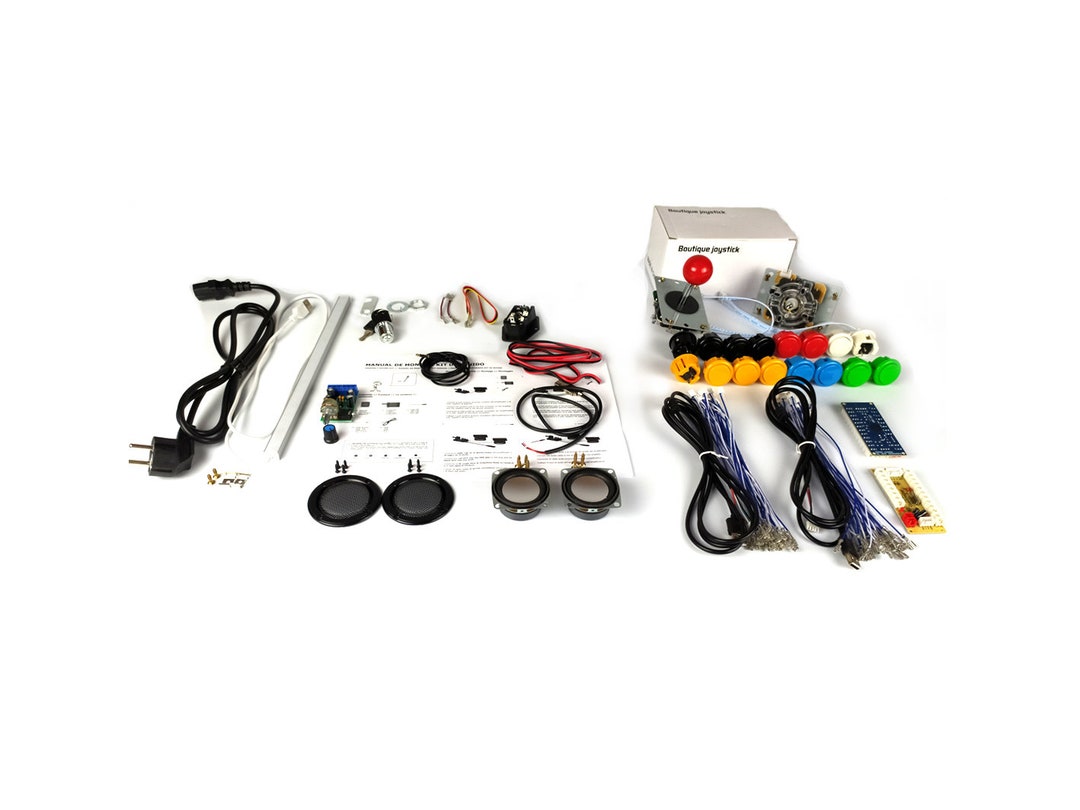 Component Kit for Your Arcade With Japanese Buttons - 30mm. Includes ...