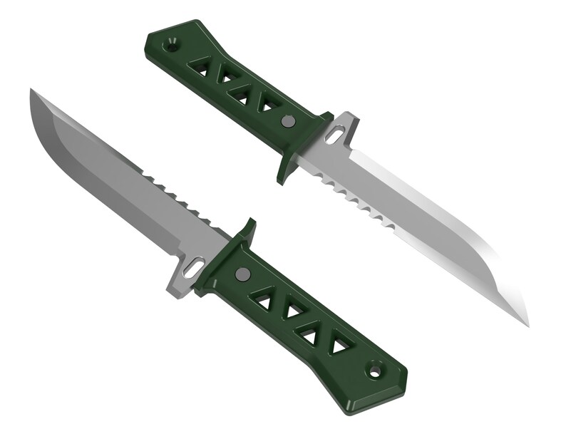 Xenohunter Knife 3D Model valorant Etsy