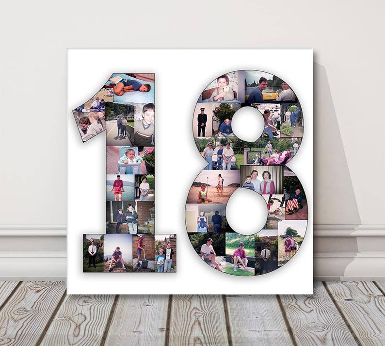 number shape collage number shape collage