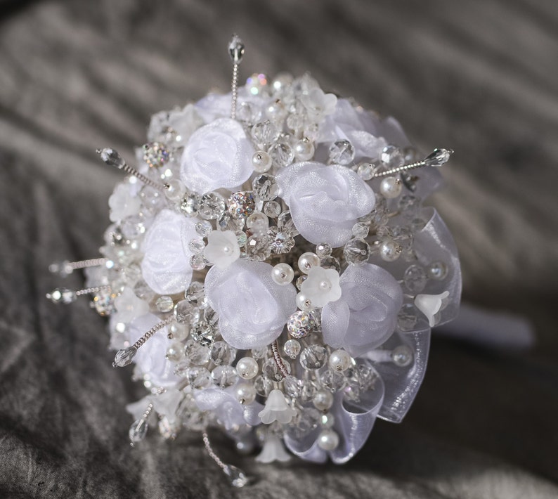 Wedding BouquetCRYSTALBridal bouquetBouquet Etsy