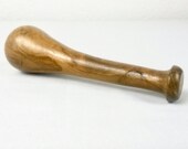 French Olive Wood Pestle - Hand Crafter Wooden Mortar Pestle - Kitchen Utensils France