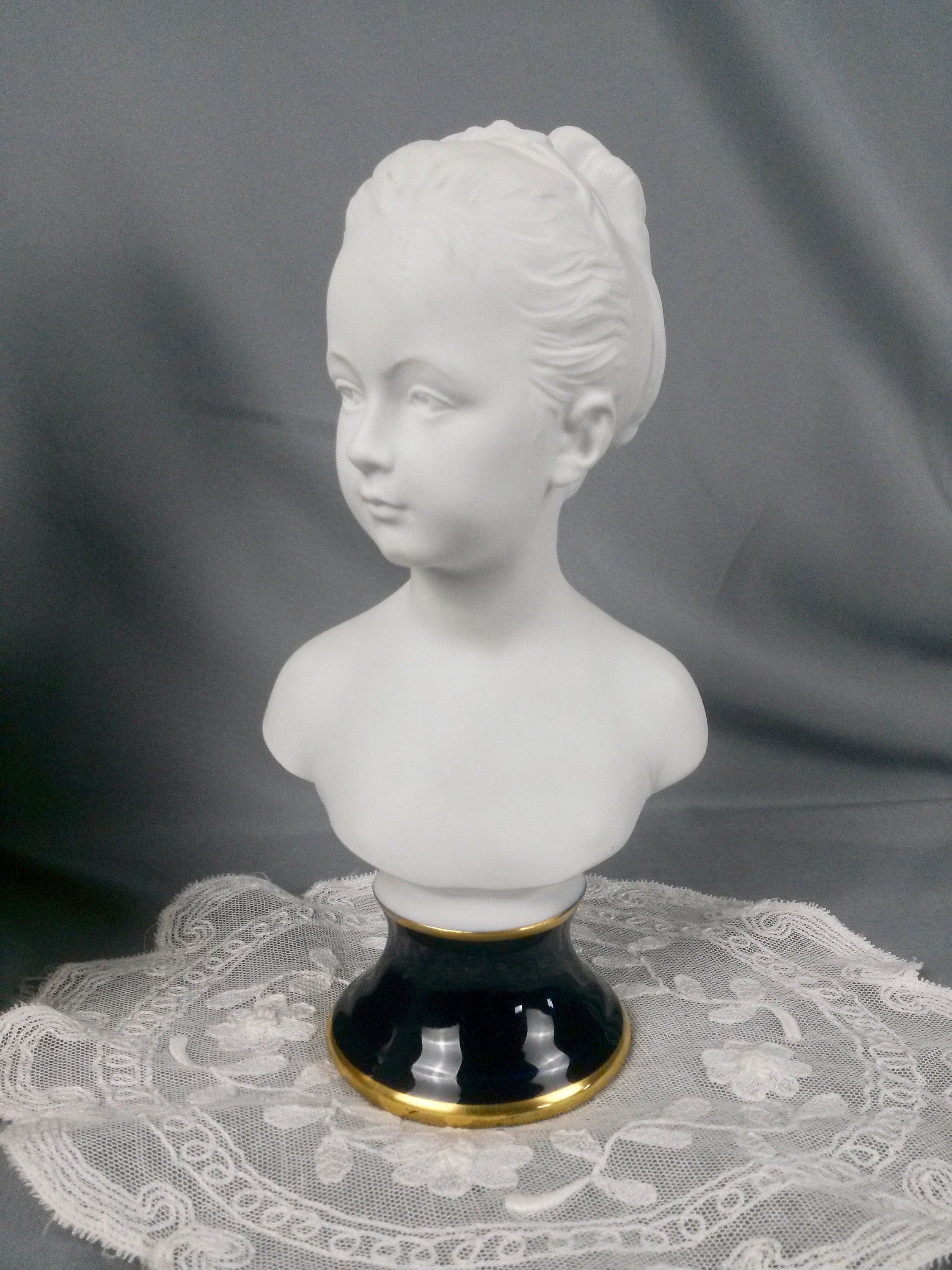 2 Period Porcelain Busts Period Limoges Statues French - Etsy
