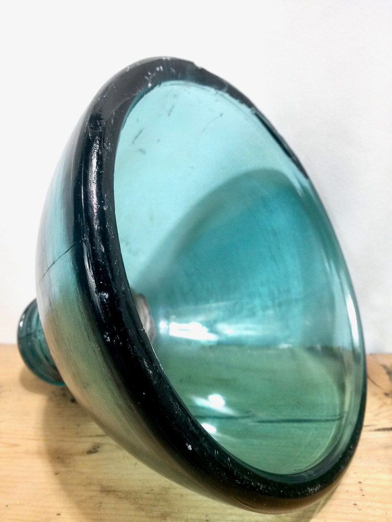 Thick Green Glass Pylon Insulator Green Glass Bells High Etsy 日本