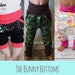 Apple Tree Bunny Bottoms Grow With Me  Drop Crotch Joggers Pants and Shorts ** PDF Sewing Pattern ** Grow With Me Pants Pattern