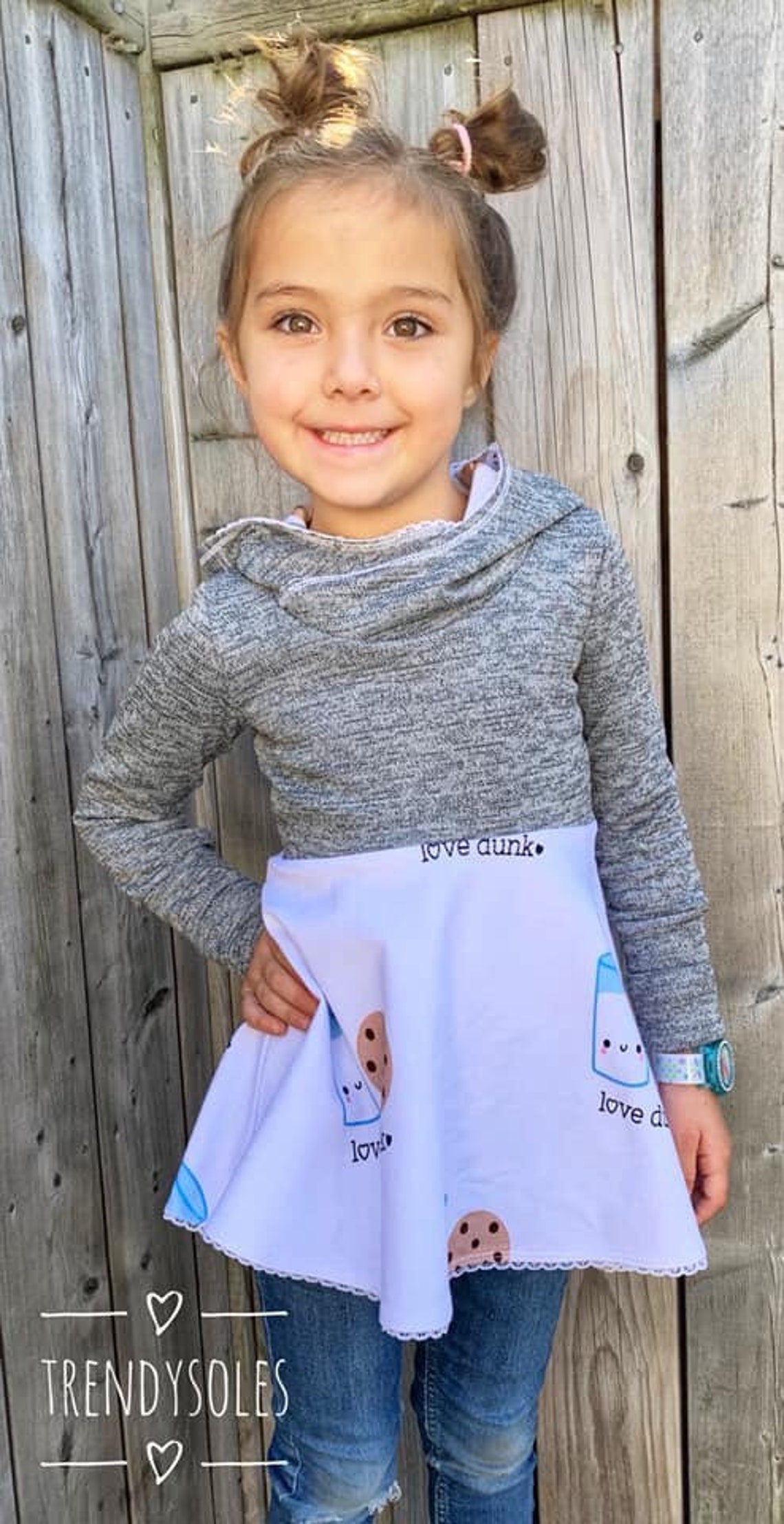 Apple Tree Hooded Dress and Color Blocked Hoodie BUNDLE Grow Etsy