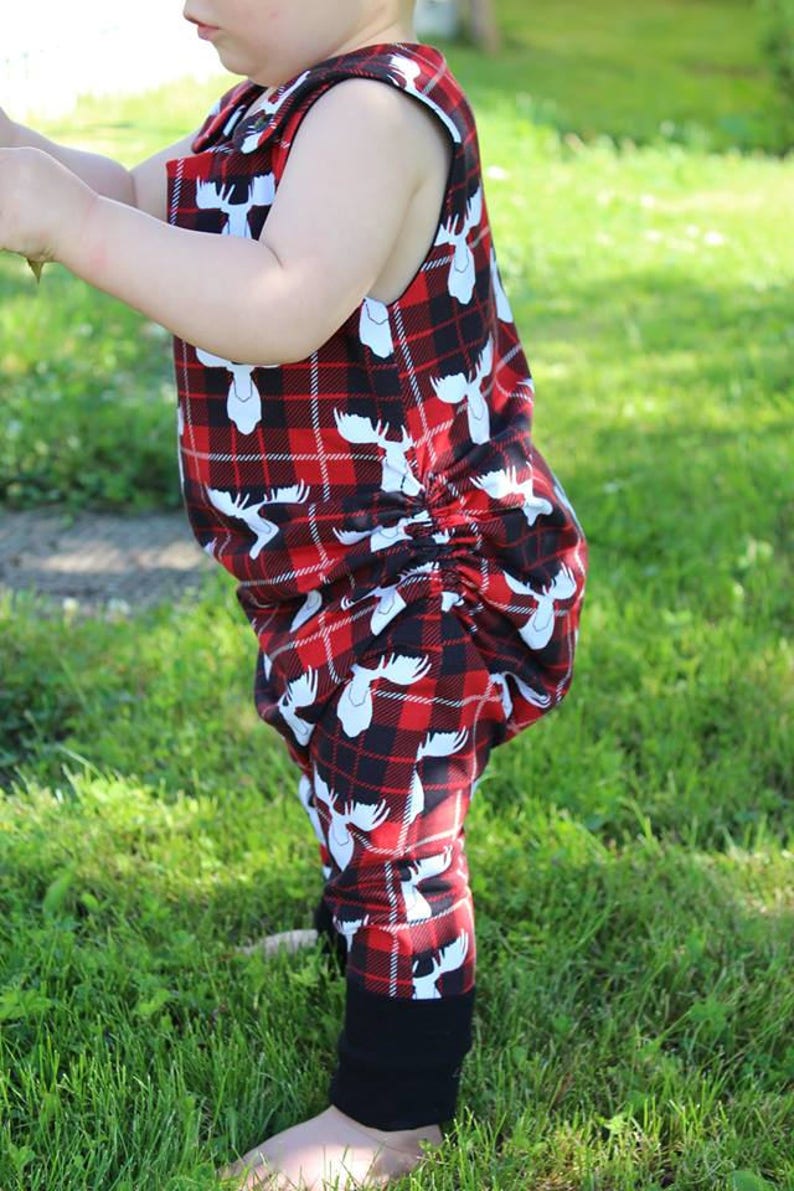 Apple Tree On The Grow Romper PDF Sewing Pattern Grow With Me Romper Grow-With-Me Playsuit Baby and Kids Clothing ebook tutorial image 4