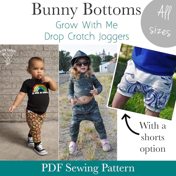 Sew and Grow Print Joggers Sew and Grow Print Joggers
