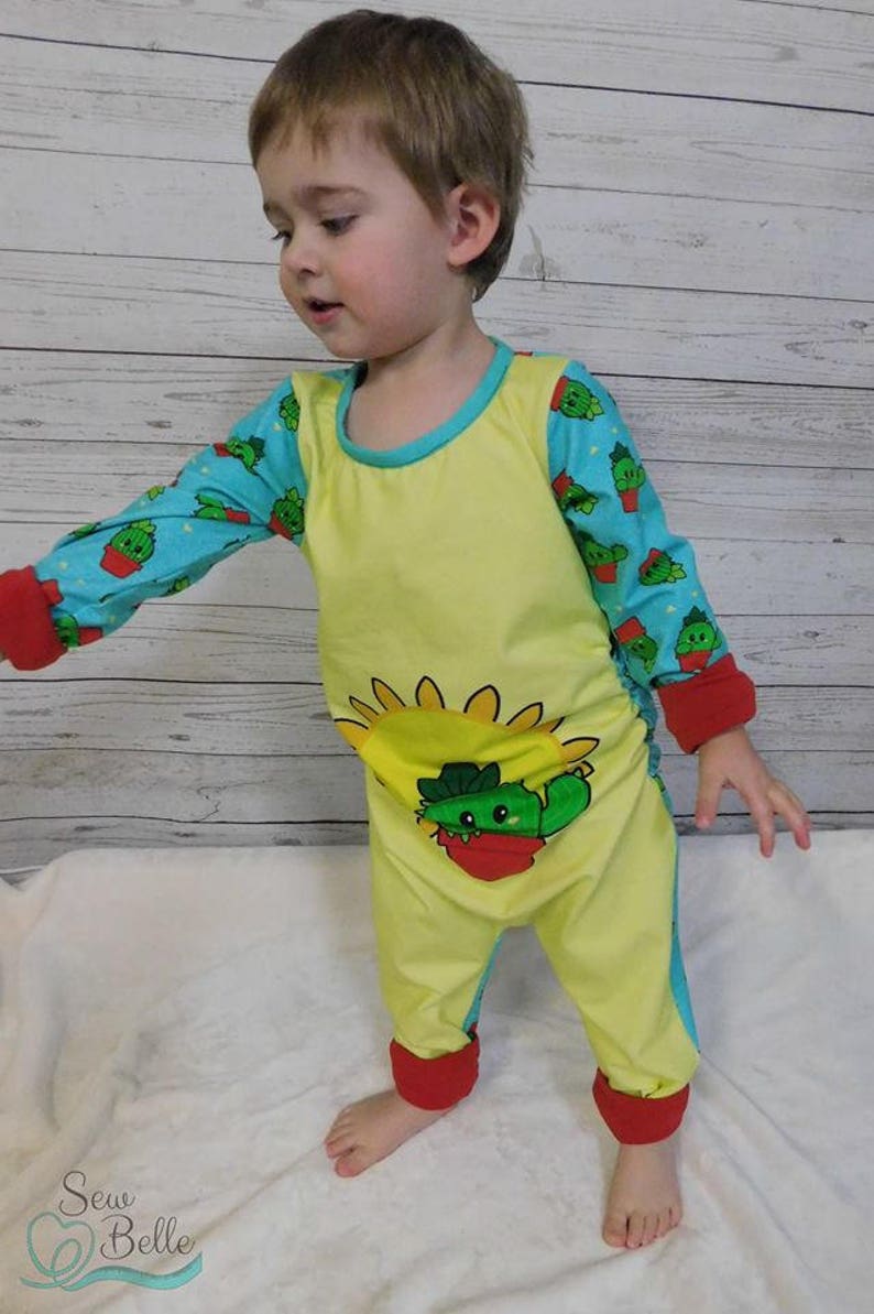 Apple Tree Grow On Grow With Me Romper Kids Sewing Pattern | Etsy