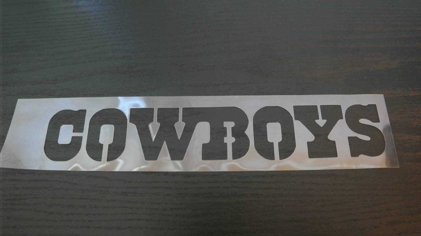 Disposable High Quality Dallas Cowboys Stencil Visual Arts Tools ...
