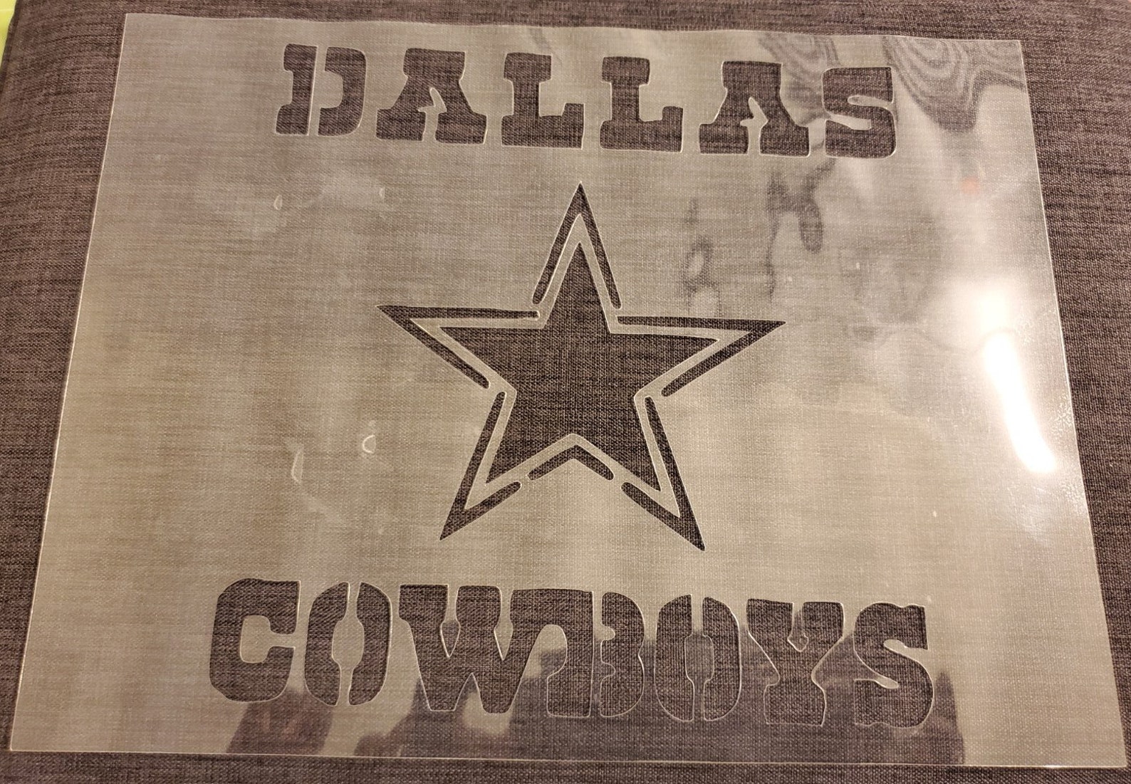 High Quality Dallas Cowboys Stencil Etsy