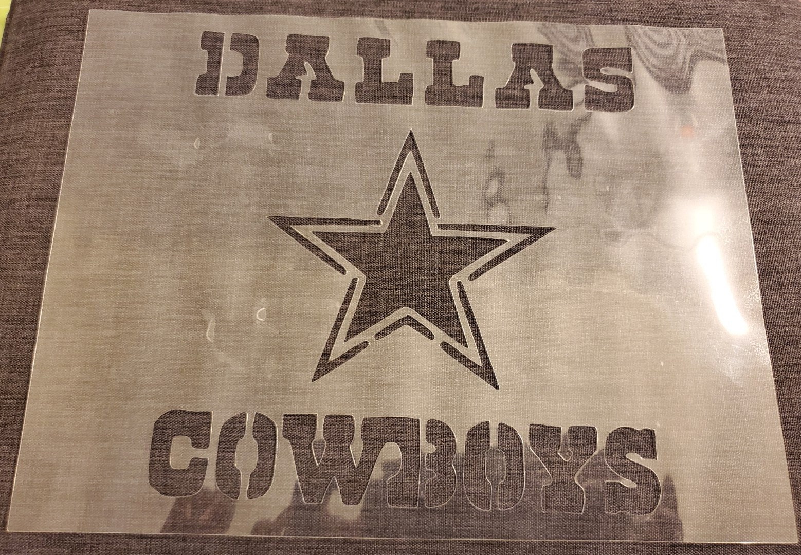 High Quality Dallas Cowboys Stencil Etsy