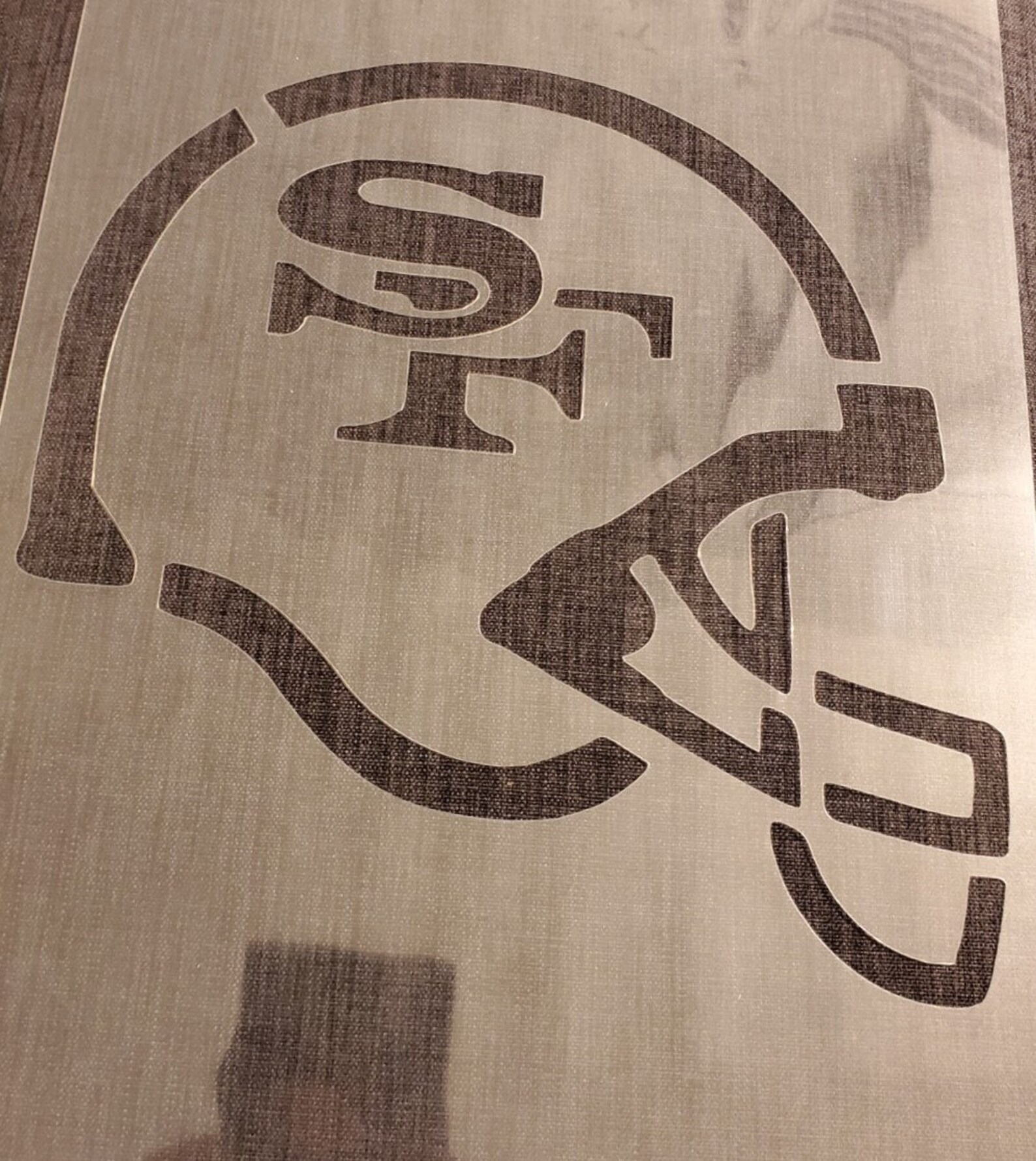 High Quality San Francisco 49ers Stencil Etsy
