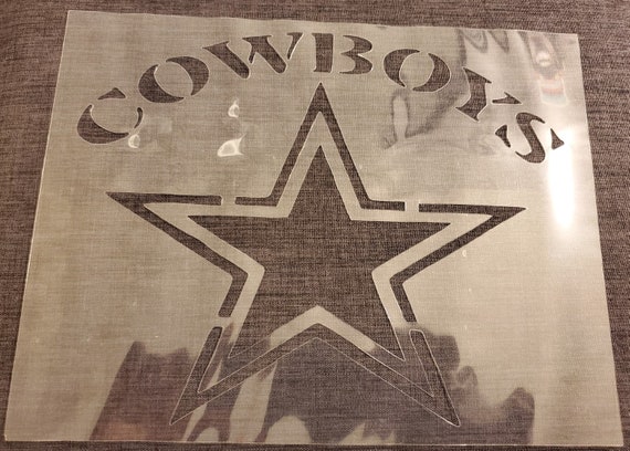 High Quality Dallas Cowboys Stencil - Etsy