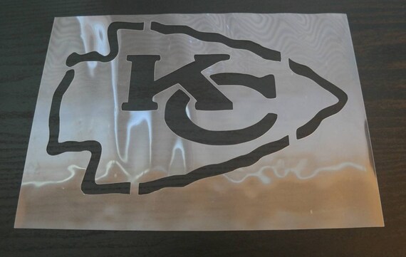 Disposable High Quality Kansas City Chiefs Stencil | Etsy