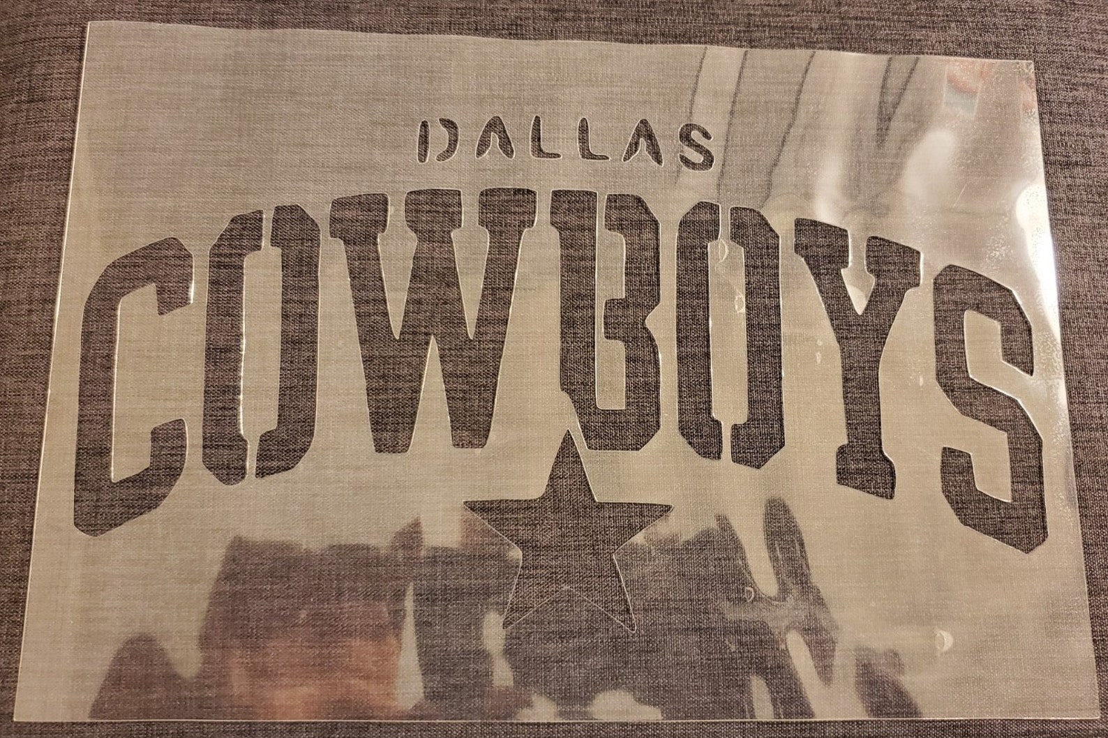 High Quality Dallas Cowboys Stencil - Etsy