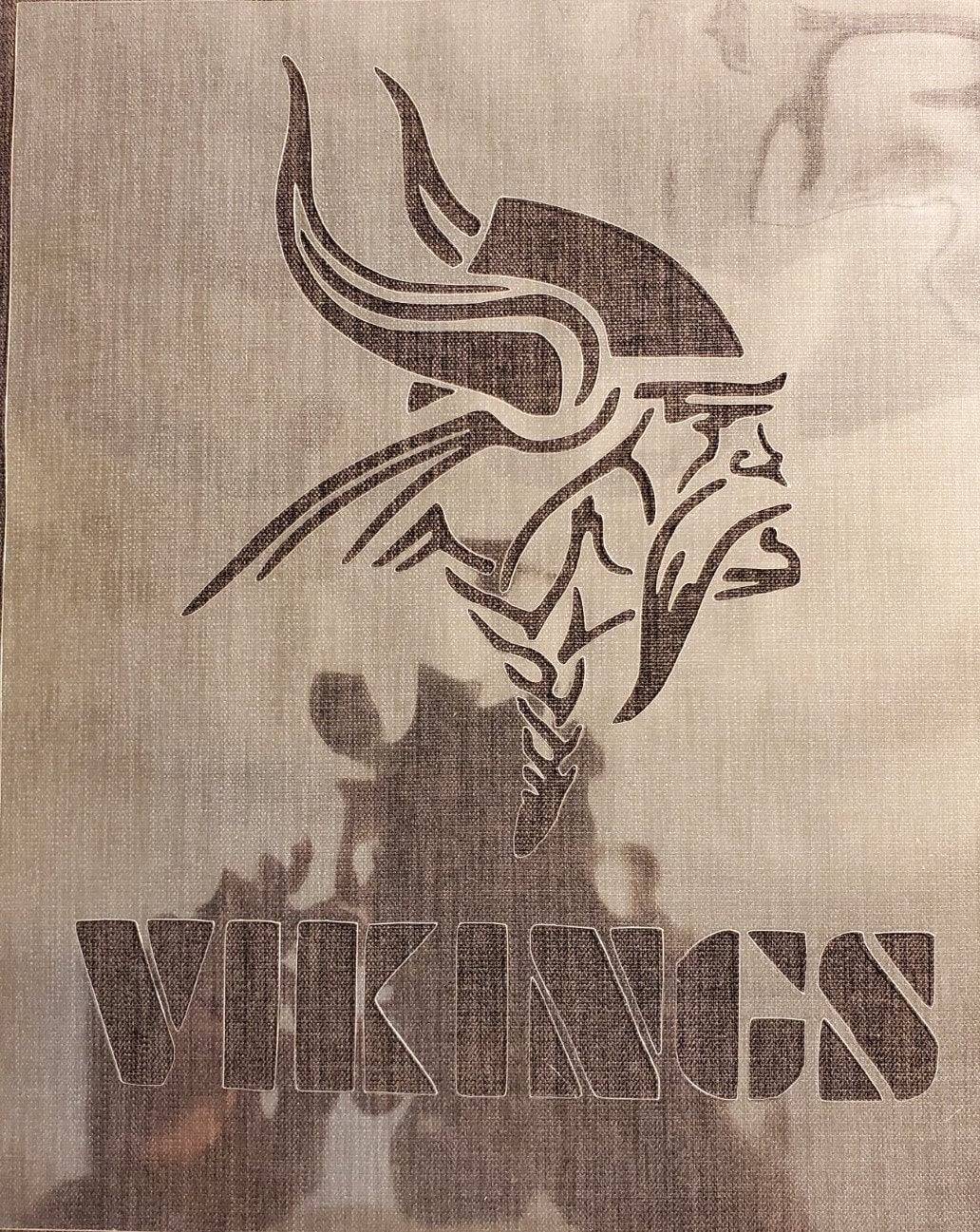 High Quality Minnesota Vikings Reusable Stencil | Etsy