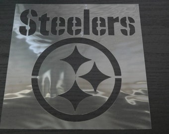 steelers stencils etsy