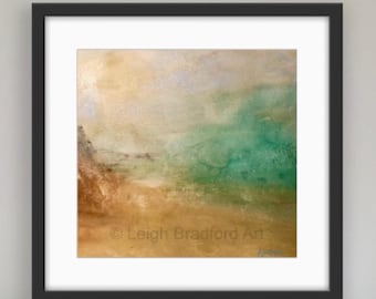 Abstract Landscape Art Printable, Abstract Ocean Modern Wall Art Decor, Nature Inspired Abstract Landscape Paintings Digital Art Landscape