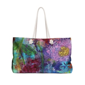 Weekender Beach Bag Art by Leigh Bradford, Travel bag, Weekender bag women