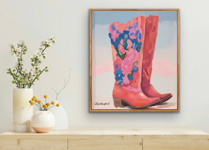 Country Girl Wall Art Group Set of 5 Pintables, Southern Cowgirl