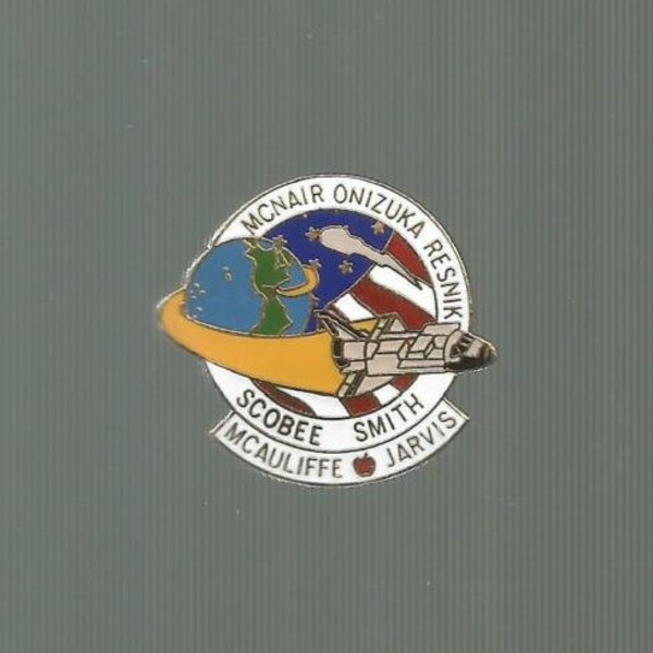 NASA 1986 Space Shuttle Mission STS-51L FALLEN Heroes Pin Lapel Hat Tie Tack