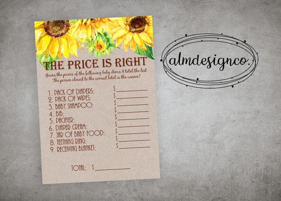 sunflower baby items