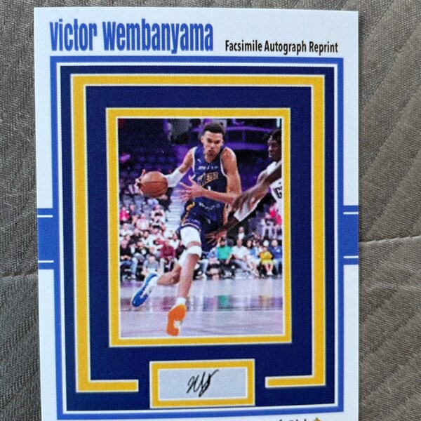 Victor Wembanyama Autograph Etsy Victor Wembanyama Autograph Etsy