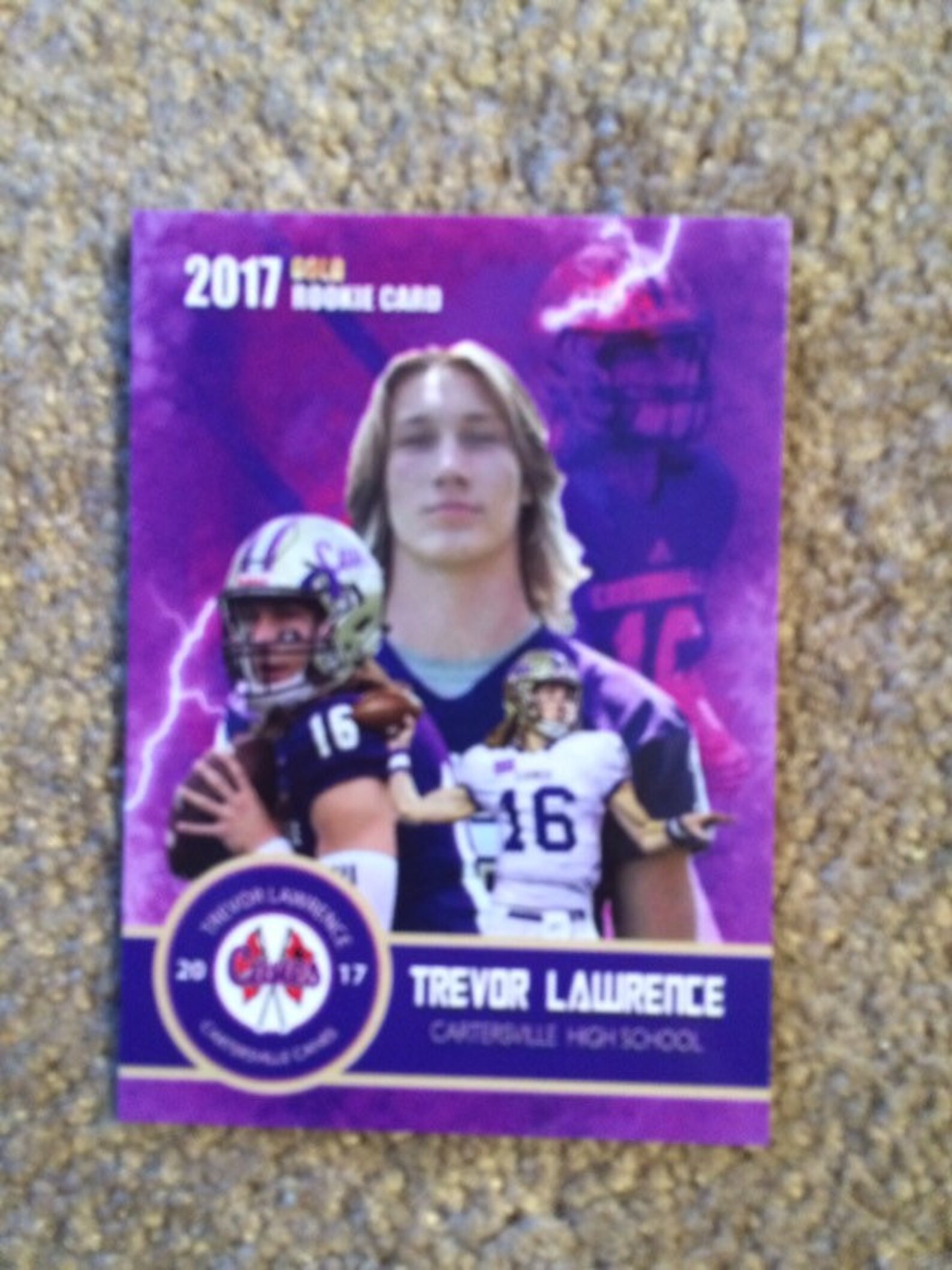 50 Cards Trevor Lawrence High School Custom Rookie Card Lot Etsy