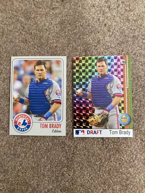 Tom Brady Rookie Custom Two Card Lot 