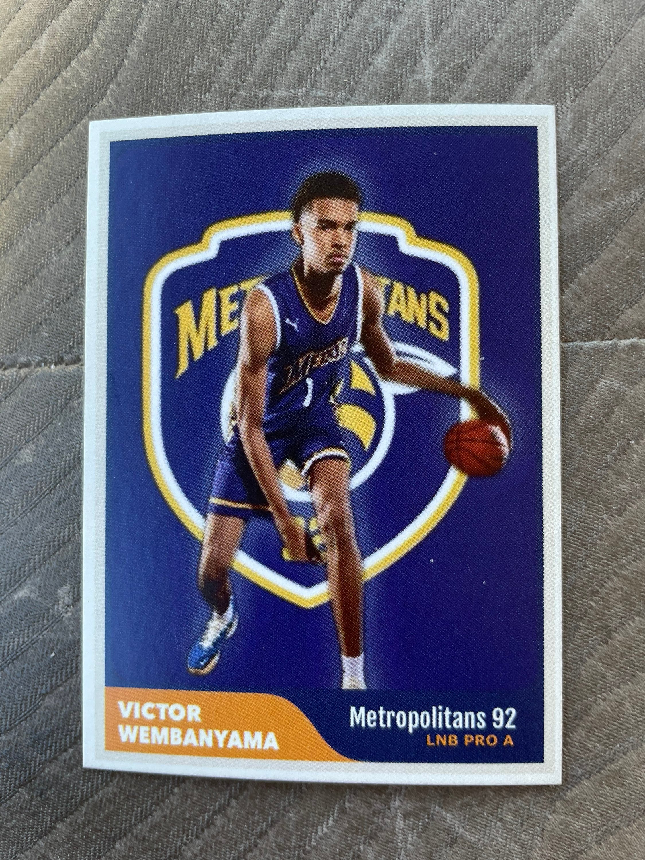 LNB METROPOLITANS 92 HOME JERSEY VICTOR WEMBANYAMA