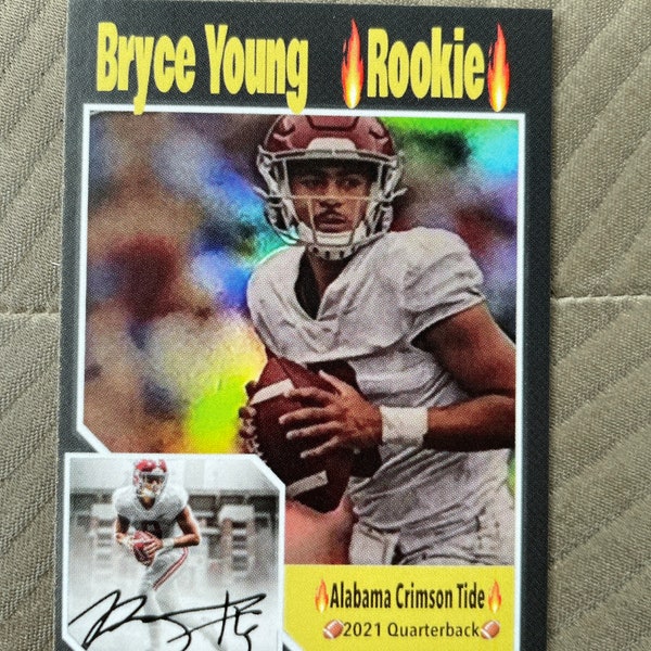 Alabama Nfl Cards Etsy