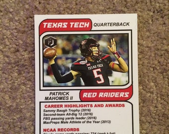 PATRICK MAHOMES II 2021 Panini Contenders Draft Picks Playing the Numbers  Game #39 Card Football Texas Tech Red Raiders Kansas City Chiefs at  's Sports Collectibles Store