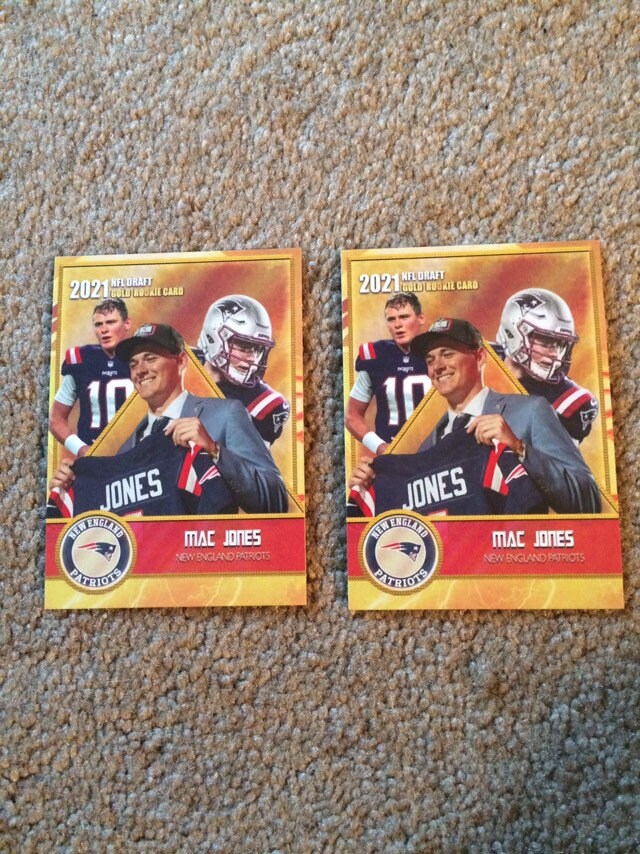 2021 Mac Jones NFL Rookie Draft Rookie Gems Two Card Lot Etsy UK