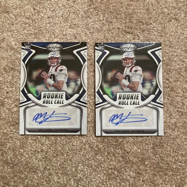 Mac Jones Rookie Card Etsy