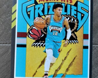Only 50 JA Morant Custom Rookie Card 2019 Memphis Grizzlies 