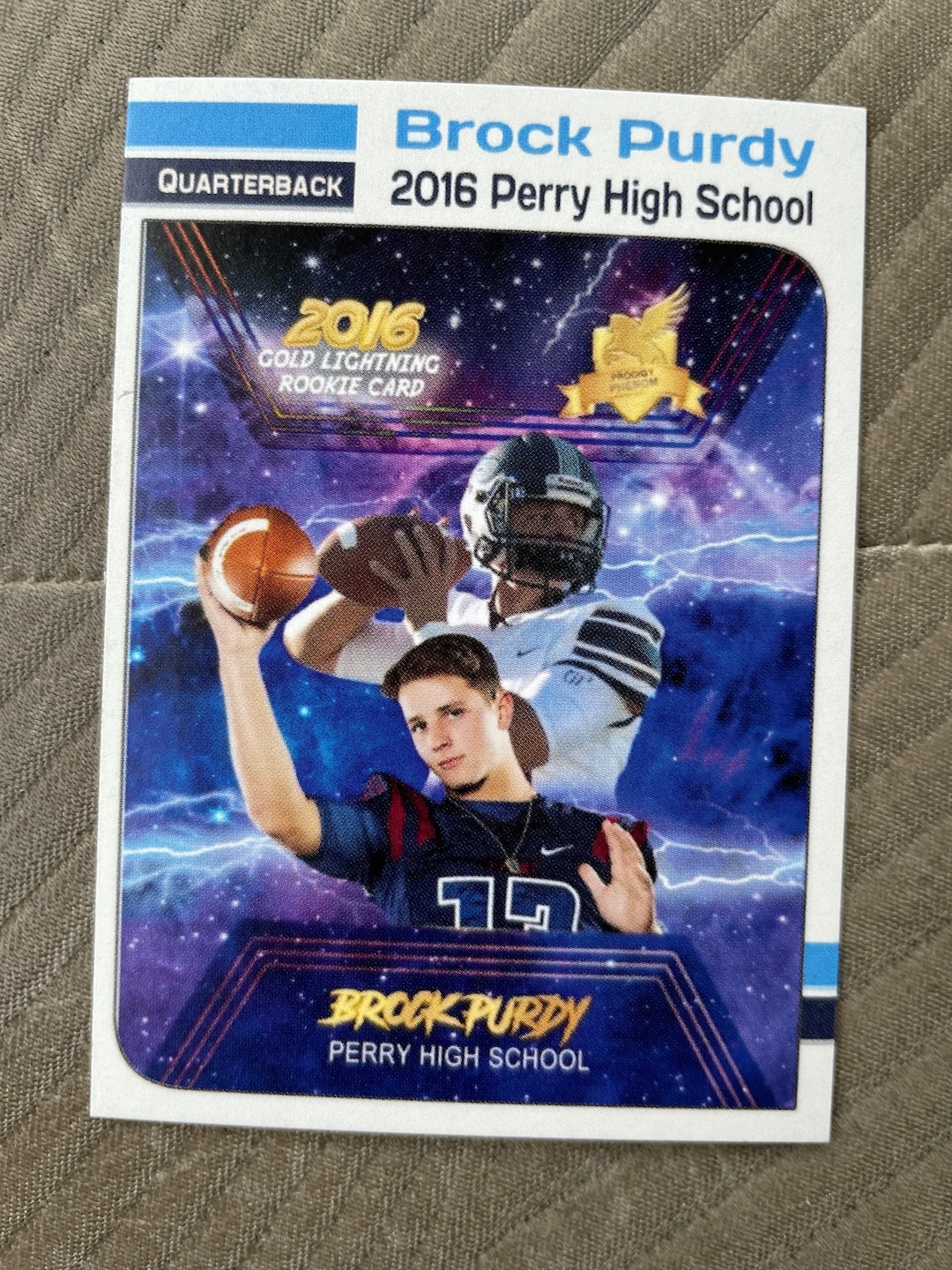 Only 50 Brock Purdy 2016 Perry High School Rookie Card Etsy