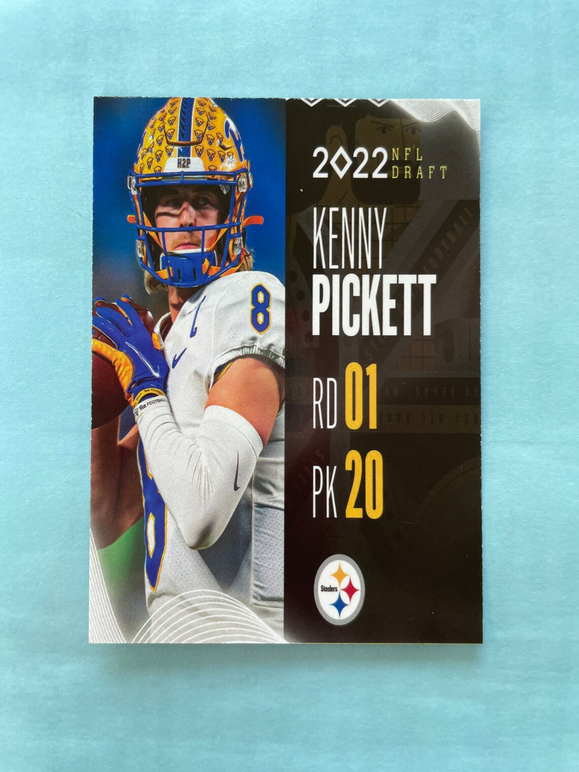 Kenny Pickett 2022 NFL Draft Custom Prism Rookie Two Card Lot Etsy